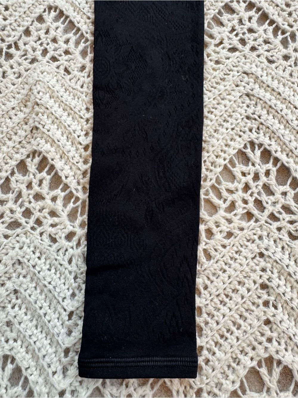 Lululemon Reveal Tight *Zen Expression Black High Rise Lace Tights Leggings 4 - Picture 8 of 11